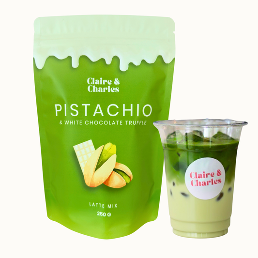Pistachio White Choc: Latte Mix